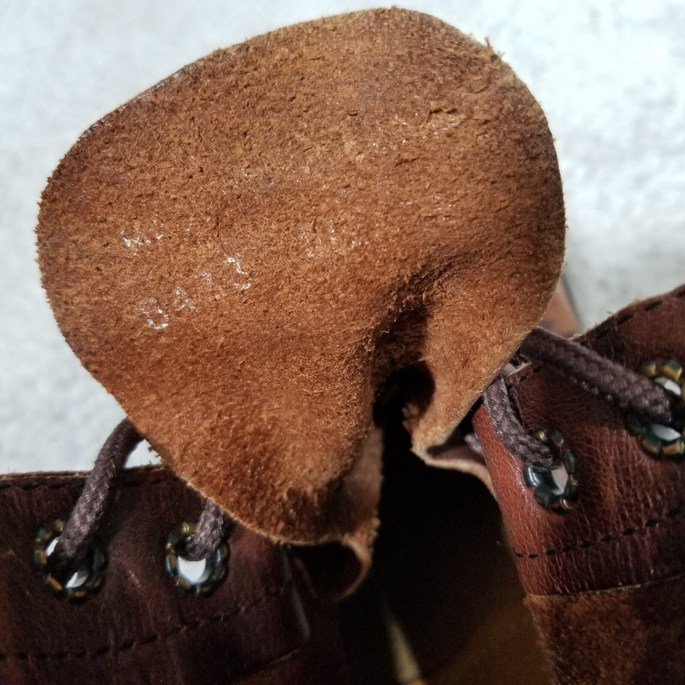 Vintage Dr Martens 8433 Club Sole Made in England 6 Hole Brown Boots Size 4 - Picture 16 of 16